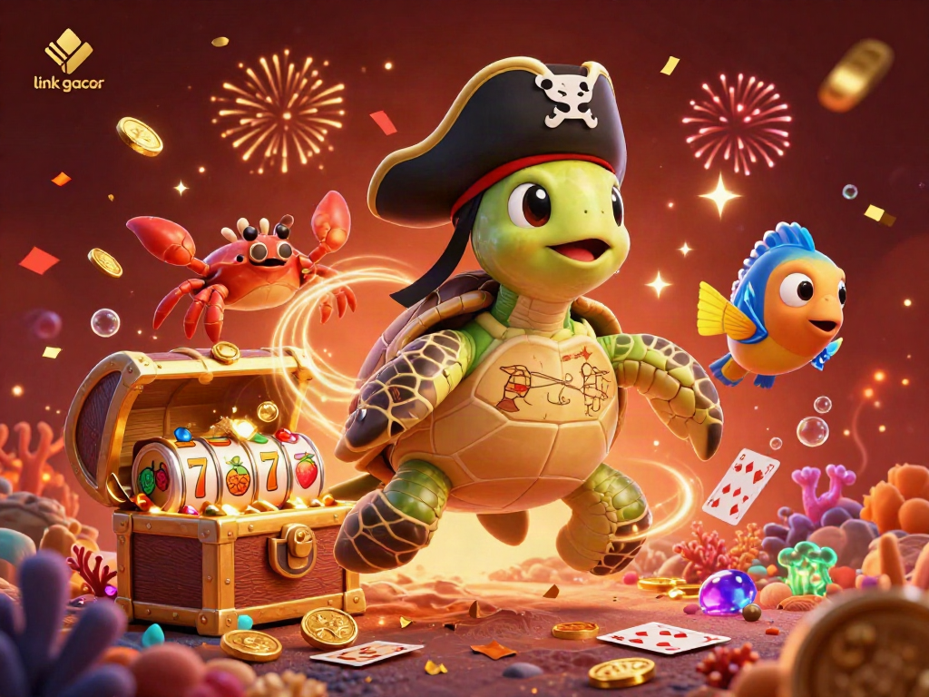 Engage with thrilling moments of link gacor at RUPIAHSLOT88 with pirate characters and dazzling treasures.