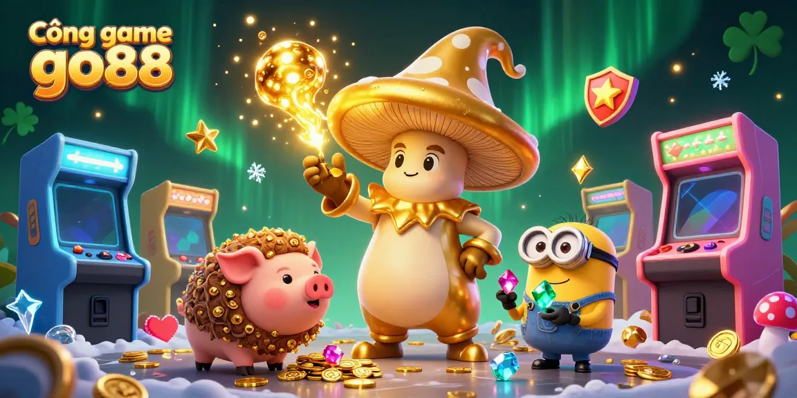 Engage with Cổng game go88 in this 3D wizardly battle of treasure and arcade magic.
