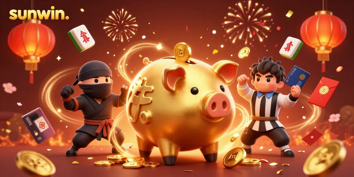 Experience the golden excitement of sunwin. with thrilling characters and dynamic gambling elements in this vibrant scene.