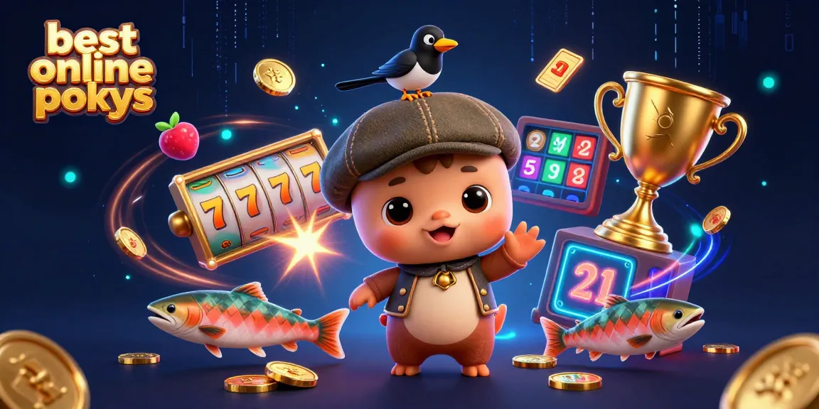 Play and win with best online pokies featuring 3D cartoon characters and slot game elements